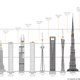 Illustration for article titled Heres Where the Tallest Observation Decks In the World Will Be in 2020
